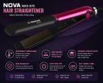 NOVA NHS-870 Professional Hair Straightener | Adjustable Temperature Control - Image 4