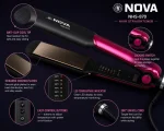 NOVA NHS-870 Professional Hair Straightener | Adjustable Temperature Control - Image 7
