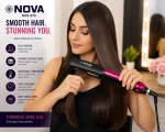 NOVA NHS-870 Professional Hair Straightener | Adjustable Temperature Control - Image 8