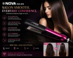 NOVA NHS-870 Professional Hair Straightener | Adjustable Temperature Control - Image 9