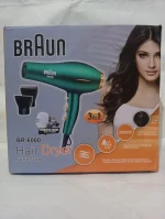 Braun BR-6000 Hair Dryer 3-in-1 Green - Image 2