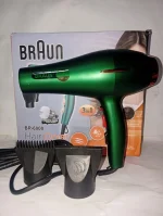 Braun BR-6000 Hair Dryer 3-in-1 Green - Image 5