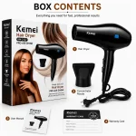 Professional Hair Dryer KM-2137 - Image 6
