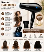Professional Hair Dryer KM-2137 - Image 9