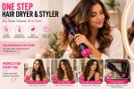 Professional Ionic Hair Dryer & Styler Brush - Image 8