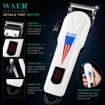 WAER WA-2092 Professional Rechargeable Hair Clipper with LED Display - Image 8