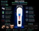 WAER WA-2092 Professional Rechargeable Hair Clipper with LED Display - Image 10