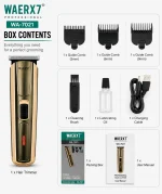 WAERX7 WA-7021 Professional Cordless Hair Trimmer - Image 6