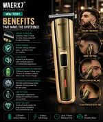 WAERX7 WA-7021 Professional Cordless Hair Trimmer - Image 9