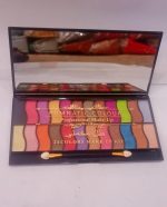 24-Color Eyeshadow Palette with Brush and Mirror Pakistan - Image 5