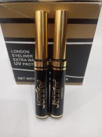 Waterproof Liquid Eyeliner Pack of 2 - Black, Smudge Proof, UV Protection