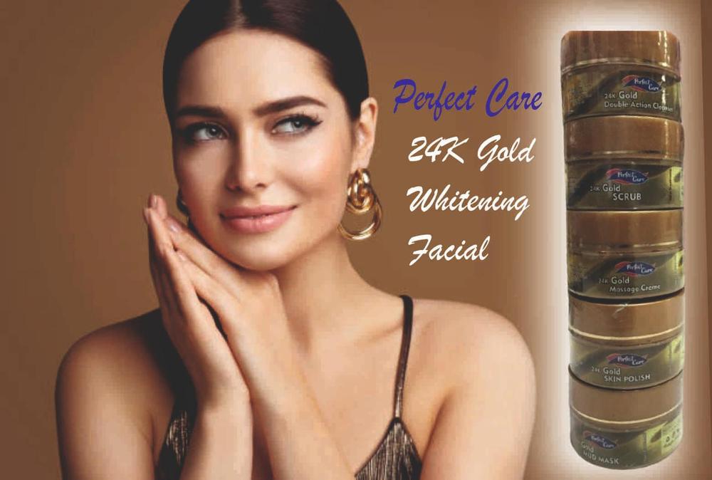 801-77-368149-product-1 24K Gold Whitening Facial Kit, Pack of 5 – Complete Glow Facial Set - Image 1