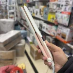 Intelligent Temperature Control Hair Straightener ABS Plastic White - Image 4