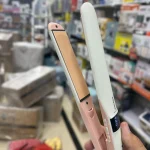 Intelligent Temperature Control Hair Straightener ABS Plastic White - Image 5