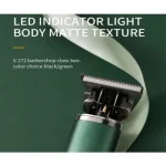 USB Rechargeable Hair Trimmer with Blade Set - Image 2