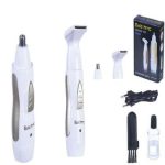 Rechargeable Nose Hair Trimmer – White ABS for Men and Women
