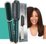 Fast Drying Green Hair Dryer Brush for Straight & Curly Hair - Image 6