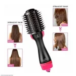Professional Fast Drying Hair Brush for Smooth Curls – Black Pink - Image 4