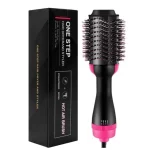 Professional Fast Drying Hair Brush for Smooth Curls – Black Pink - Image 6