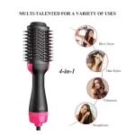 Professional Fast Drying Hair Brush for Smooth Curls – Black Pink - Image 7