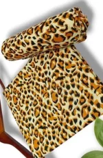 Leopard Print Winter Polo Cotton 2 Piece Suit - Image 2