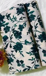 Green Printed Polo Cotton Shirt & Trouser 2 Piece Suit Set - Image 2