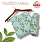 Blue Printed Polo Cotton Shirt & Trouser 2 Piece Suit Set