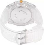 Transparent Analog Watch for Boys with LED Display and Gold Accents - Image 4