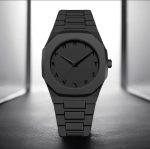 Black Carbon Fiber Men's Watch Quartz Matte Finish - Image 6