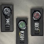 Stainless Steel Spinning Watch 30mm Multicolor