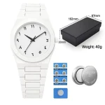 Premium Carbon Fiber Arabic Aura Watch for Men