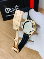 Men's Rolex Submariner Gold Black Water Resistant Watch - Image 5