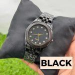 Men's Quartz Watch Stainless Steel Chain Strap White Gold - Image 3