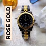Men's Quartz Watch Stainless Steel Chain Strap White Gold - Image 5