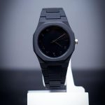 Black Octagonal Chain Watch for Men - Image 4