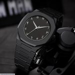Black Octagonal Chain Watch for Men - Image 7