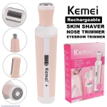 Kemei-3024 4 in 1 Rechargeable Hair Trimmer, Female Grooming kit, Facial Shaver,Eyebrow Trimmer,Bikini Trimmer - Image 2