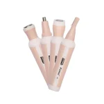 Kemei-3024 4 in 1 Rechargeable Hair Trimmer, Female Grooming kit, Facial Shaver,Eyebrow Trimmer,Bikini Trimmer - Image 4