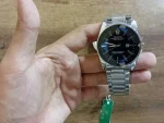 Men's Stainless Steel Round Dial Watch - Blue & White | Chain Strap Analog Watch for Men - Image 7