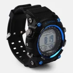 Men's Black Digital Sports Watch Water Resistant