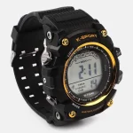 Men's Black Digital Sports Watch Water Resistant - Image 9