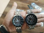 Men's Stainless Steel Chain Strap Watches Black Golden - Image 7