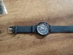 Men's Black PU Leather Watch with Date Function - Image 6