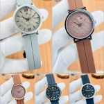 Men's Magnet Strap Watch Black Round Dial Casual Daily Wear