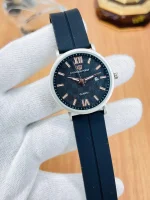 Men's Magnet Strap Watch Black Round Dial Casual Daily Wear - Image 3