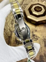 Men's Stainless Steel Chain Strap Watch with Date Display - Silver Multicolor - Image 5