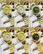 Men's Stainless Steel Chain Strap Watch with Date Display - Silver Multicolor - Image 8