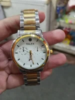 RALEX Two-Tone Analog Wristwatch Gold Silver - Image 3