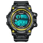 Men's Sports Watch Black Blue Water Resistant 24Hr Display - Image 3