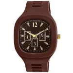 Black Silicone Multi-Dial Watch for Men - Stylish Analog Wrist Watch in Pakistan - Image 6